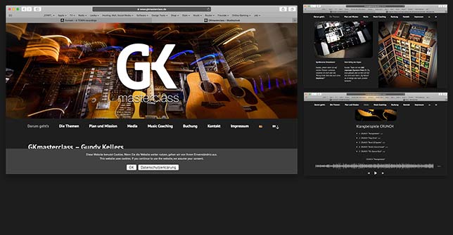 Webseite Gitarren Coaching